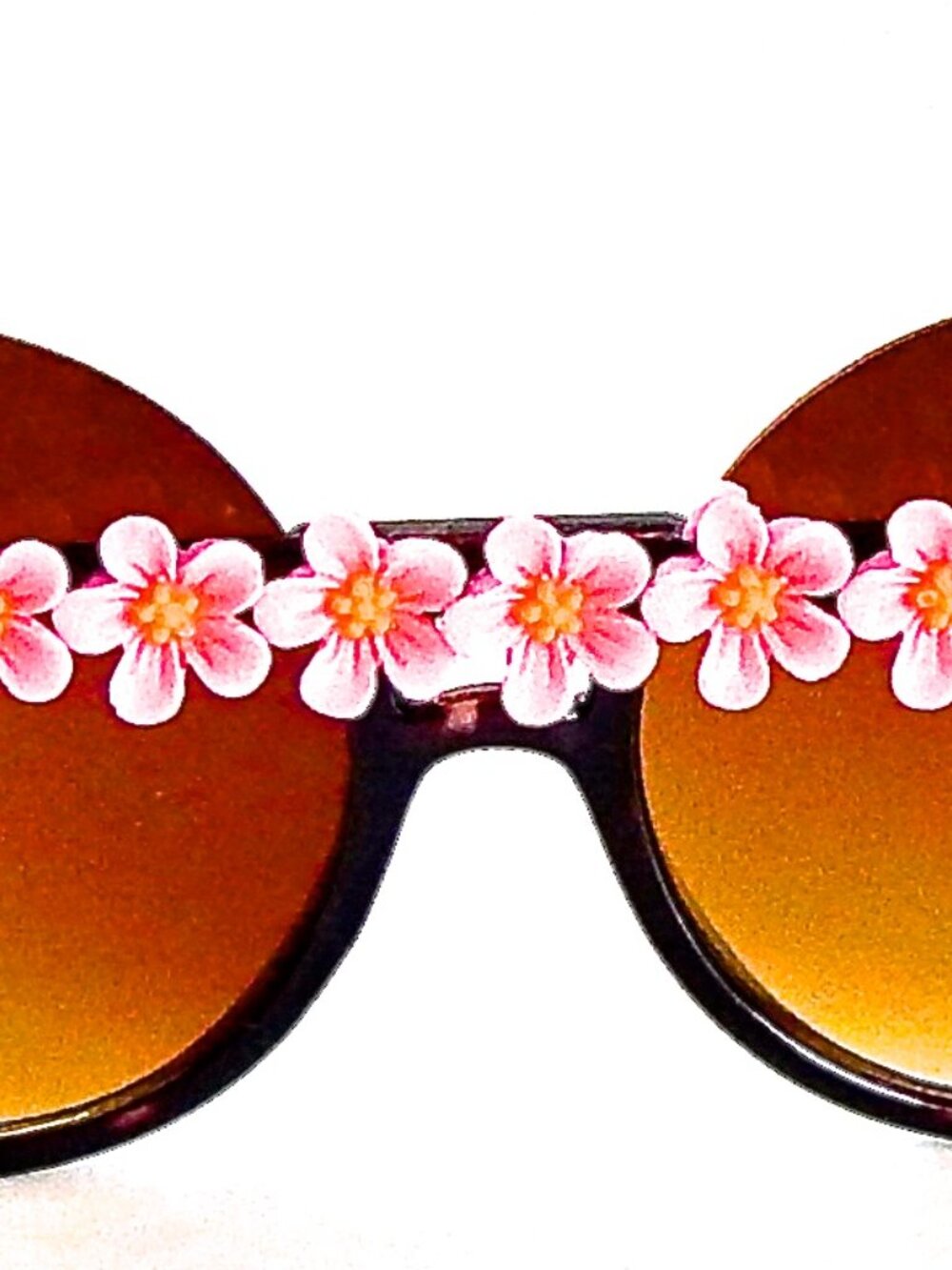 GASOLINE GLAMOUR SUMMER OF LOVE MORNING GLORY PINK PEEKABOO GLASSES 🌸🌷🩷